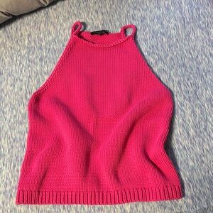 Banana Republic Fuchsia Knit Tank Top